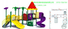 廣西區(qū)幼兒園滑滑梯MY-N4
