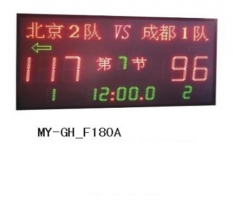 欽州市多功能小型電子計分牌MY-GH-F180A